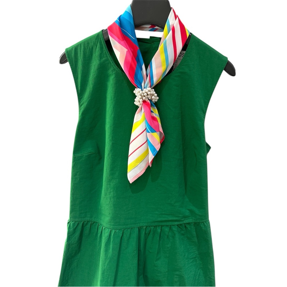 NWT SILKLETTE 100% Silk Abstract Bandana Scarf